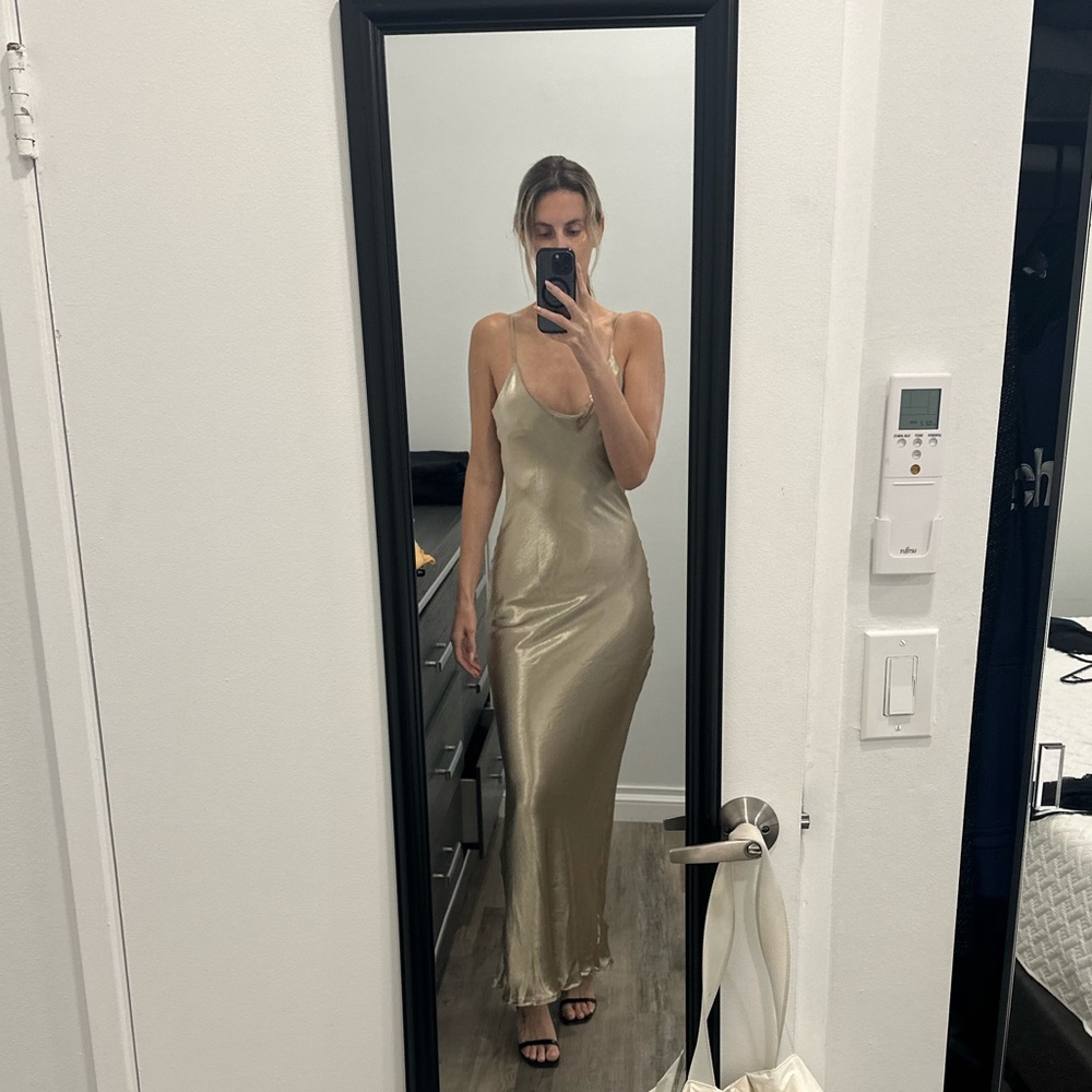 Silk maxi dress